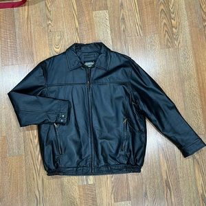 Men’s Leather Jacket 3XL